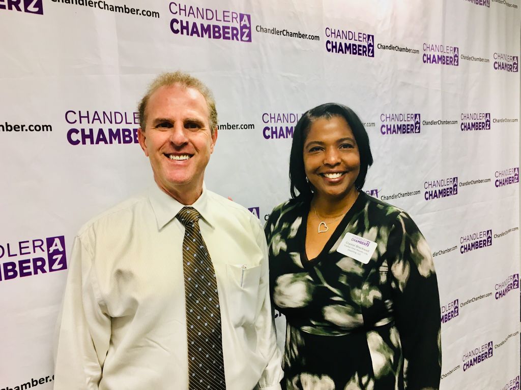 CoachCrystal1's tweet photo. Enjoying Coffee with Mayor Jay Tidshraeny finding out what is going on in the city for businesses. 
#crystalclearresultslifecoaching #chandlerchamber 
#SmallBusinesses https://t.co/hXQMPyLqvK