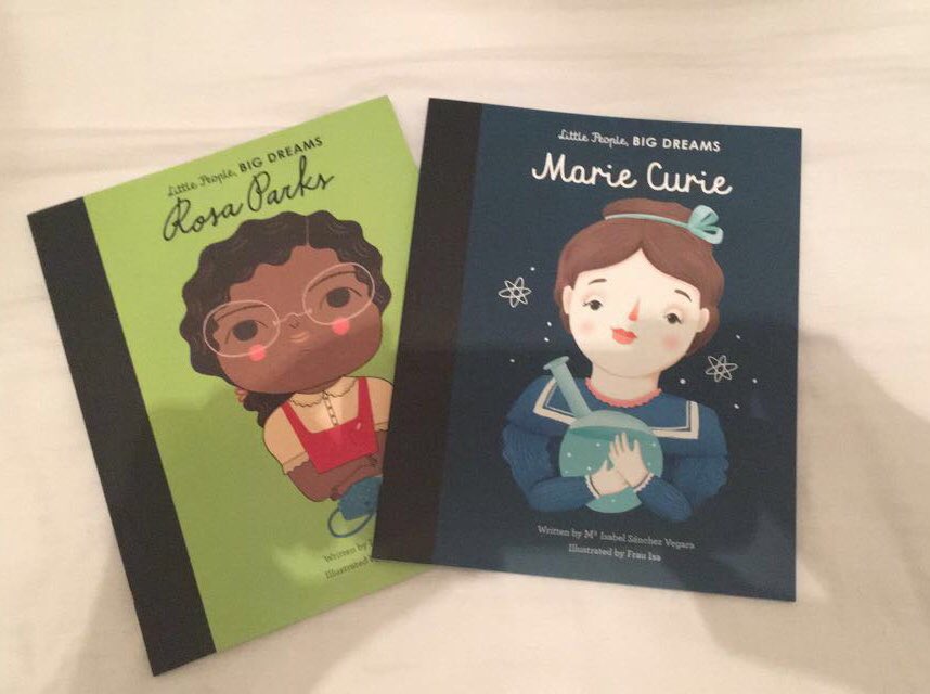 _Miss_Jones_'s tweet photo. Bought a fab bunch of books the other day! A great way for children to learn about inspirational women from history. ✨📚 
#littlepeoplebigdreams https://t.co/xy1yDbGq5Y