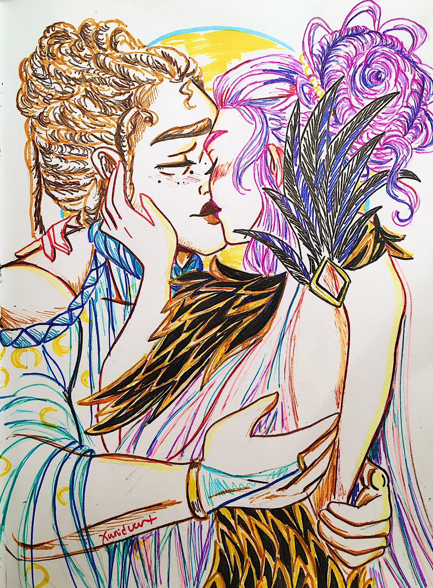 xaniduart's tweet photo. • Inktober day 30 •
~ M C dancing with their LO V E ~
.
.
.
#xaniduart #TheArcanaGame #nadia #Inktober #inktober2018 https://t.co/ICgfl5ULGM