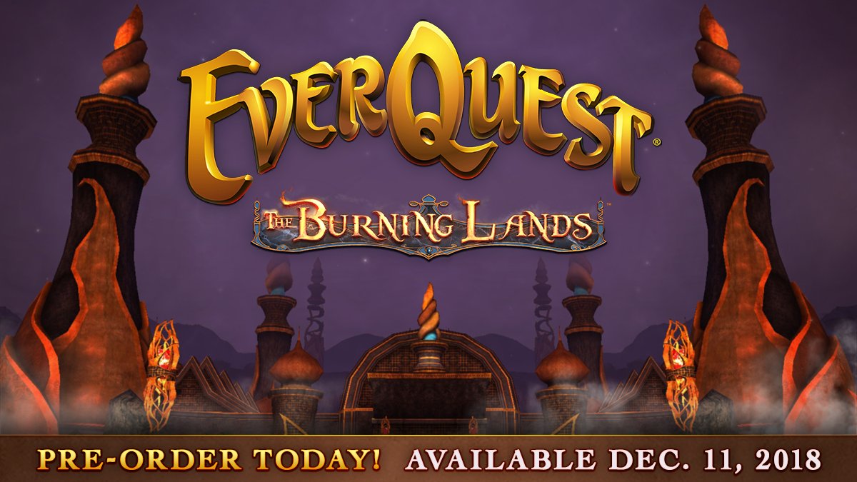 EverQuest on Twitter "EverQuest's 25th expansion, The Burning Lands