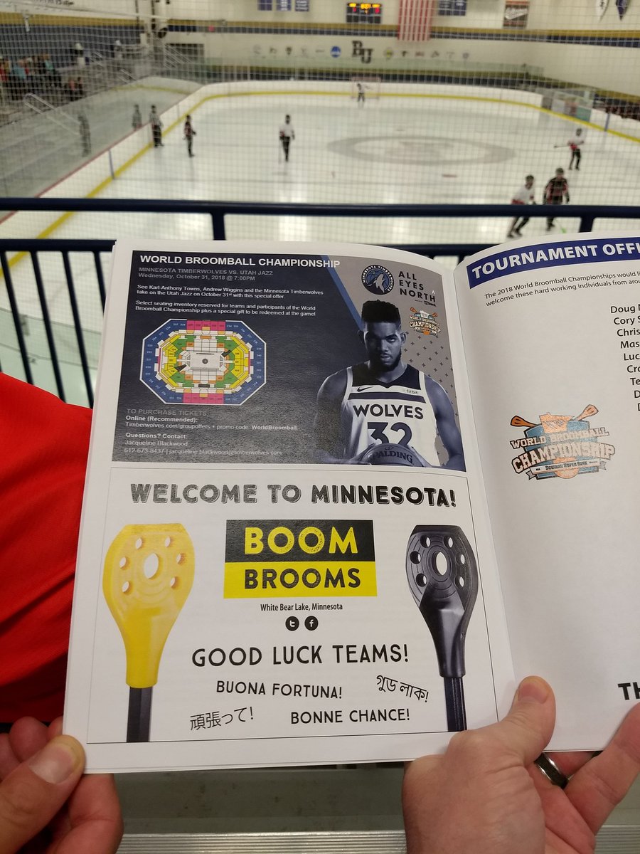 BoomBrooms's tweet photo. World's is underway. Welcome to MN and good luck. https://t.co/xV51DfXZUD