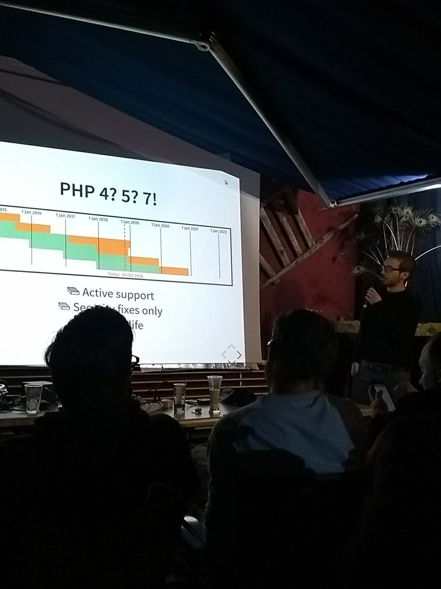 __etienne's tweet image. @Alban_io présente ce soir l&apos;évolution de PHP ! #apihour #apibaixas