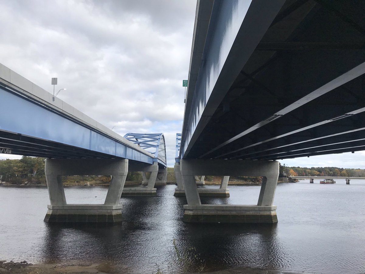 MAGovArchive's tweet photo. This $318 million Whittier Bridge project fully replaced + widened a bridge and improved a 4-mile section of the highway—a complex infrastructure improvement project that is a testament to the hard work and careful planning of @MassDOT. 

Project details: https://t.co/emPkgMdWBF https://t.co/b4Lto7hmio