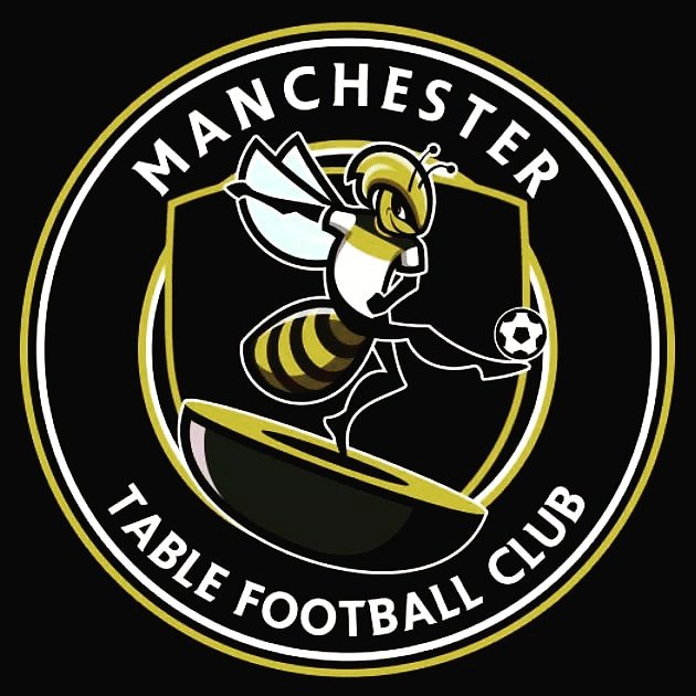MancSubbuteo's tweet image. Our new crest 

#subbuteo #manchester #tablefootball #football