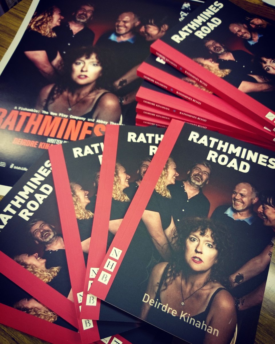 Fishamble's tweet photo. Thank you to everyone who came to see #RathminesRoad by @DeirdreKinahan! To continue the experience off-stage, buy the playscript directly from Fishamble for only €5, published by @NickHernBooks. Email info@fishamble.com to purchase. https://t.co/AS4O7s5FED
