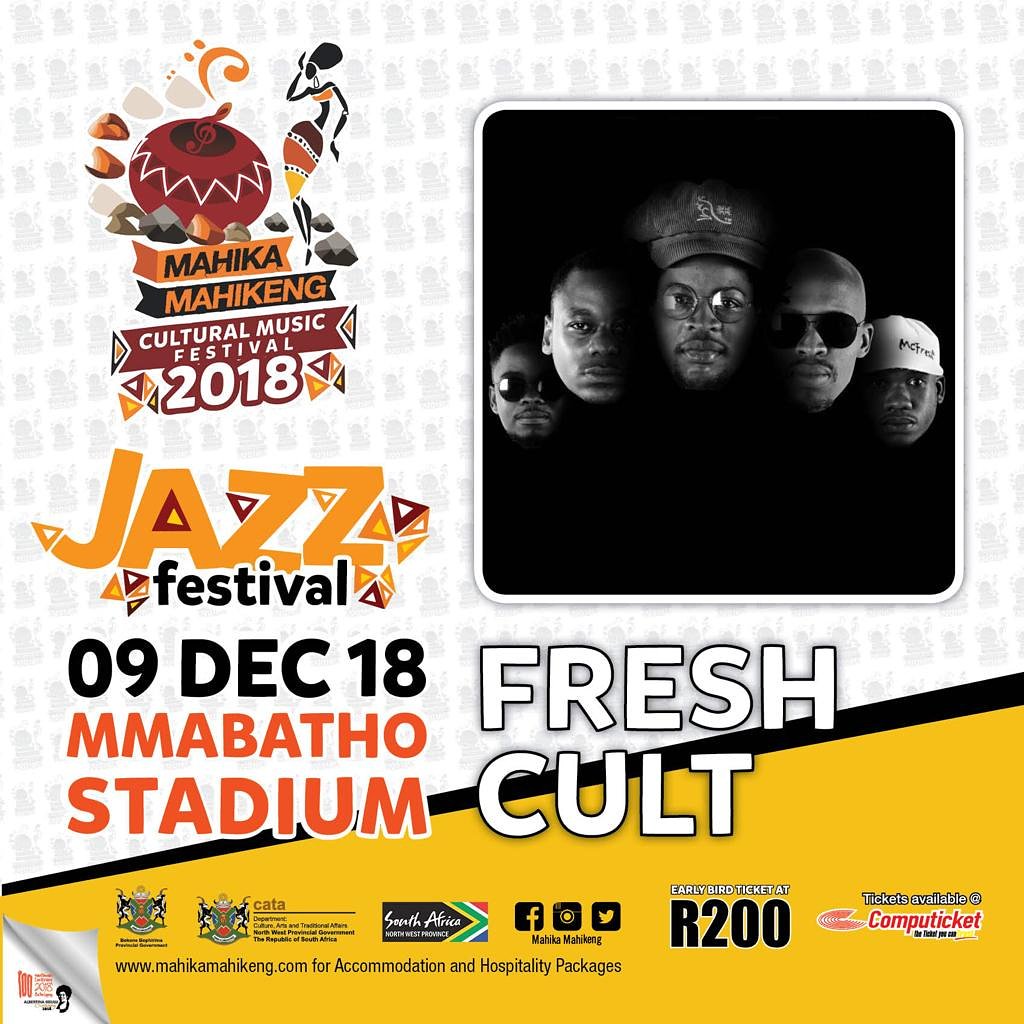 mahika_mahikeng's tweet photo. Buy your #MahikaMahikeng2018 Jazz Festival tickets today from @Computicket  https://t.co/BsobG6JJaI 
Live performance by #FreshCult on Sunday, 09 December 2018 at Mmabatho Stadium, #Mahikeng 
#AnthonyHamilton #Music #SouthAfrica 🇿🇦 #Botswana 🇧🇼  @motswedingfm https://t.co/OYDhLSzt27