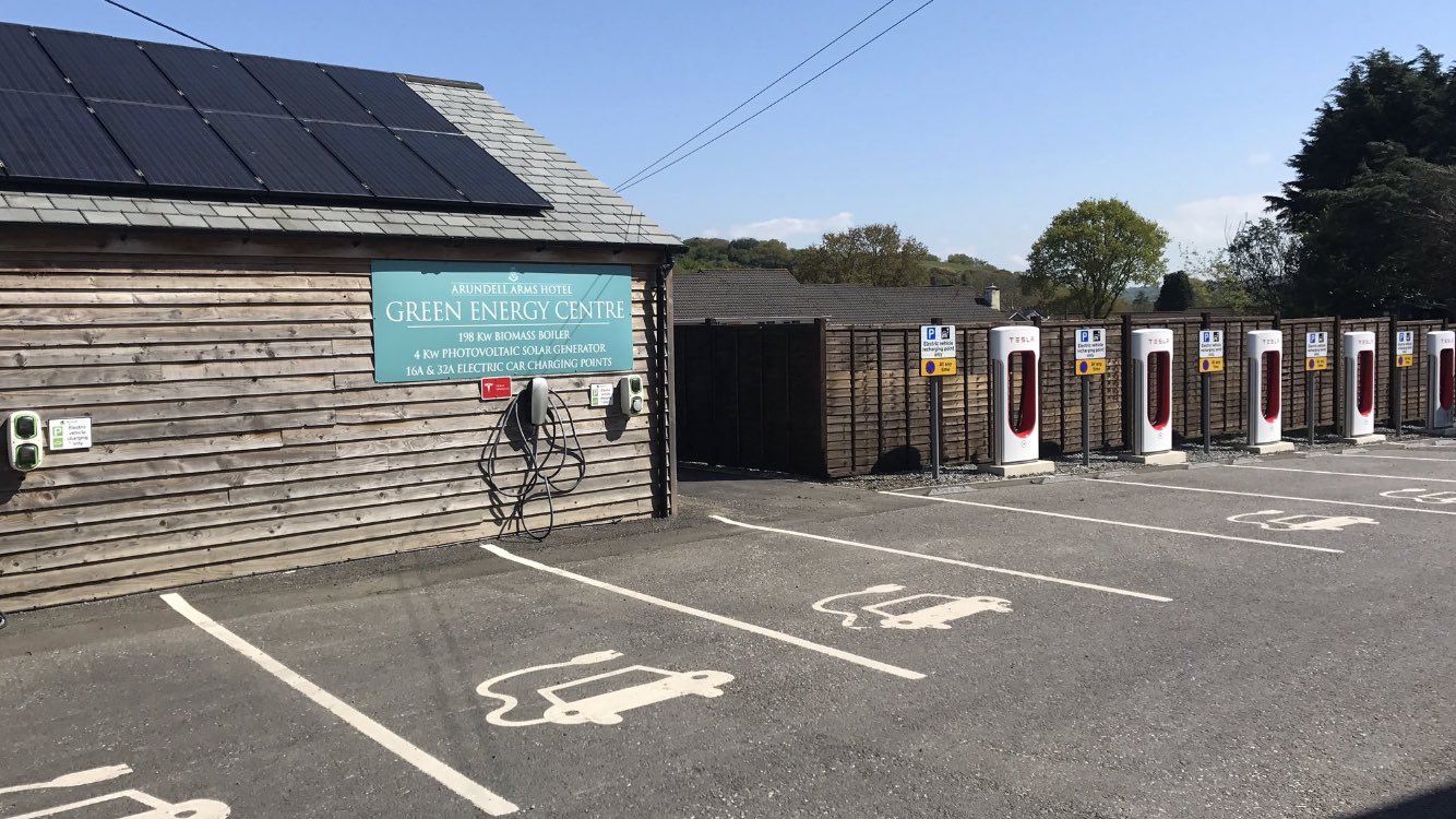 Tesla In The UK on Twitter "Tesla Supercharger and destination charger