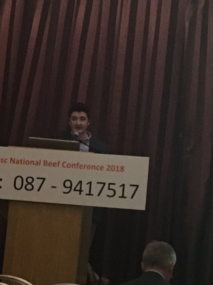 Beef farmers Do you know How to get more from grass? Nicky Byrne Teagadc Grange is now talking about Grass Variety Selection for Beef Systems #BeefConf18
