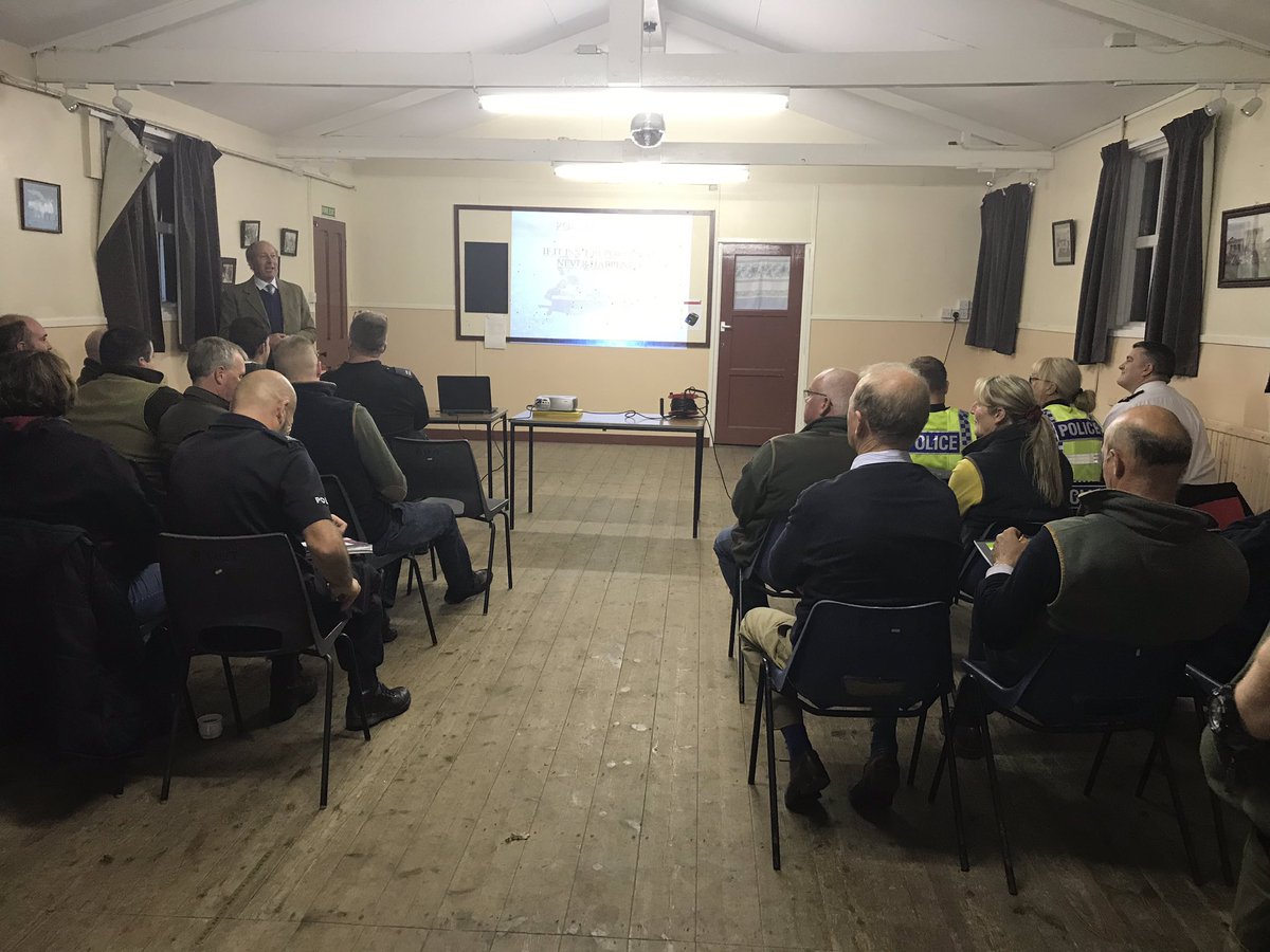 Full house for the <a href="/CLAEast/">CLA East</a> meeting with <a href="/Humberbeat/">Humberside Police</a> <a href="/lincspolice/">Lincolnshire Police</a> to discuss #poaching #ruralcrime matters
