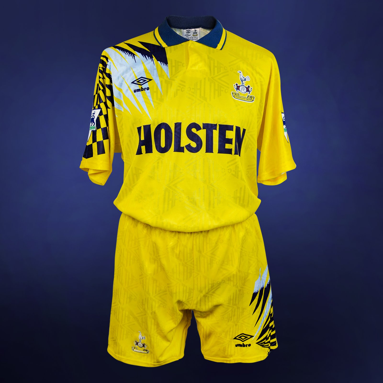 Tottenham Hotspur Spurs Retro 1992 Third Shirt, Size L