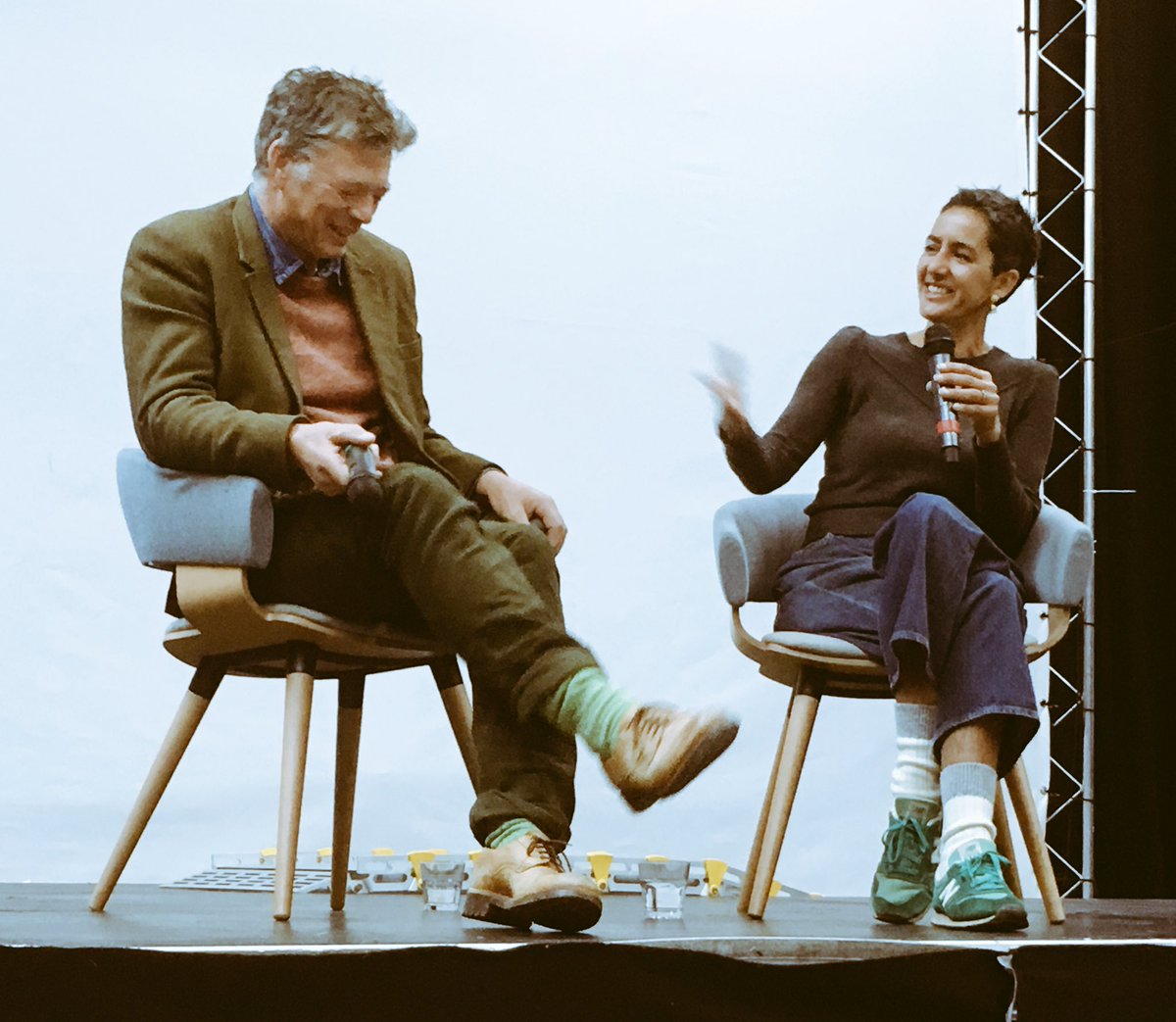 Loved our #studenteats conference today! So honoured to spend time with the inspirational duo Geetie and Guy Singh-Watson who discussed #sustainable #food issues from nationalising supermarkets to scaling businesses whilst retaining values. @geetiesingh @Riverford #organic