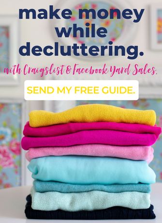 Make $ WHILE decluttering?! YES! It's one of my favorite things to do! Grab our primer &amp; free cheat sheet when you become a subscriber (also f-r-e-e-) and start making $$ selling as you purge --> bit.ly/2IhY4Pc