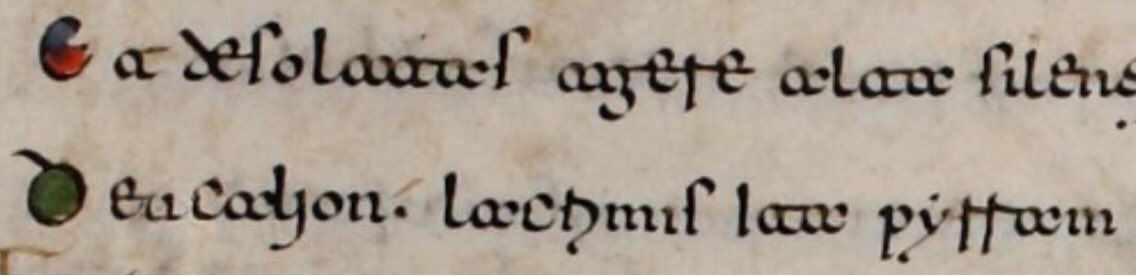 On Noah and WineThe biblical Noah planted a vineyard and became drunk.The Classical Noah was called Deucalion. His name also may be connected with wine.You can see the name in the beautiful 11th century Neapolitan manuscript of Ovid Metamorphoses 1.349-350.