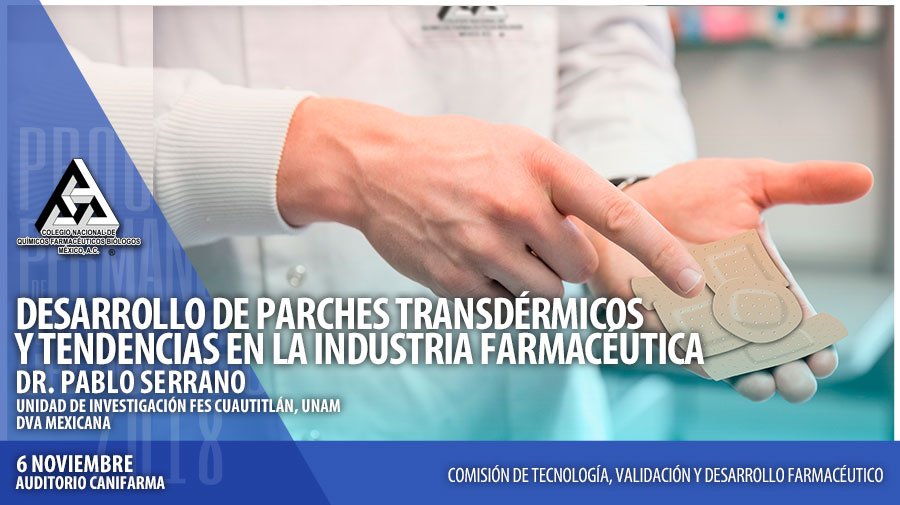 ColegioQFBMex's tweet photo. #TEVADEFA te invita a su 10ª conferencia del #Programa2018:
Desarrollo de parches transdérmicos y tendencias en la Industria Farmacéutica
Martes 6 noviembre, 18:00 – 20:00
Más información → https://t.co/5RVKbriF7u https://t.co/t91RwjeZVR