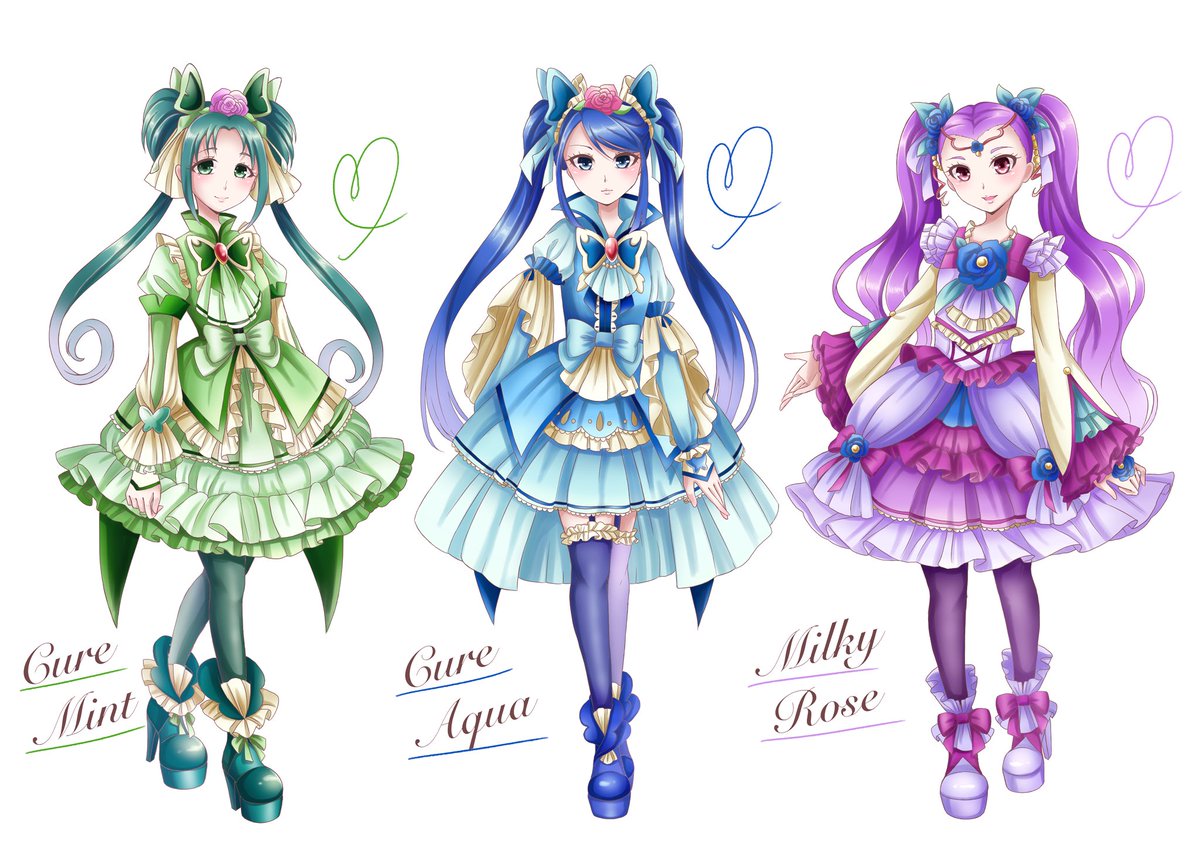 ぽー プリキュアの服をロリータ風にしました Part2 プリキュア