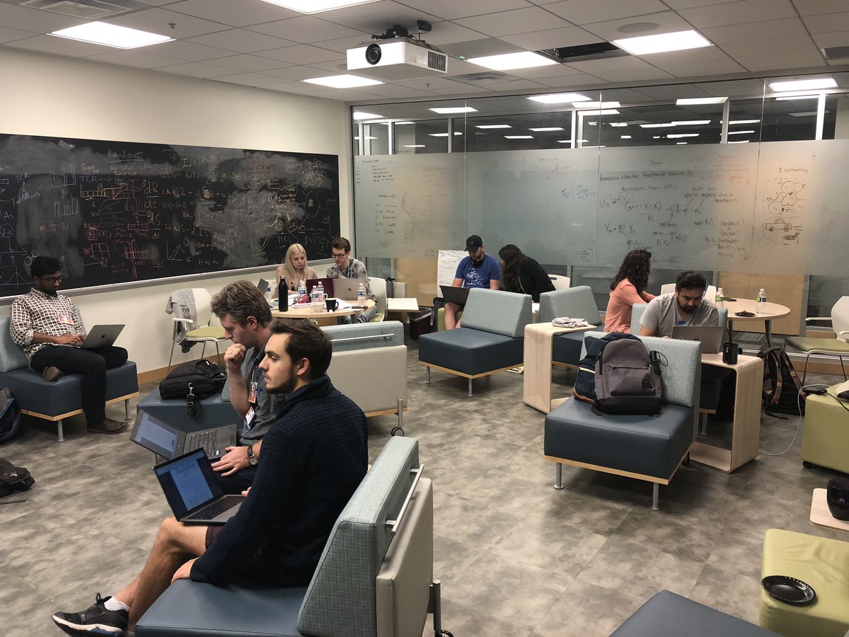 Blackboards full, hard at work #TeamOrange #Fantastasize #IMO8 #MoffittIMO