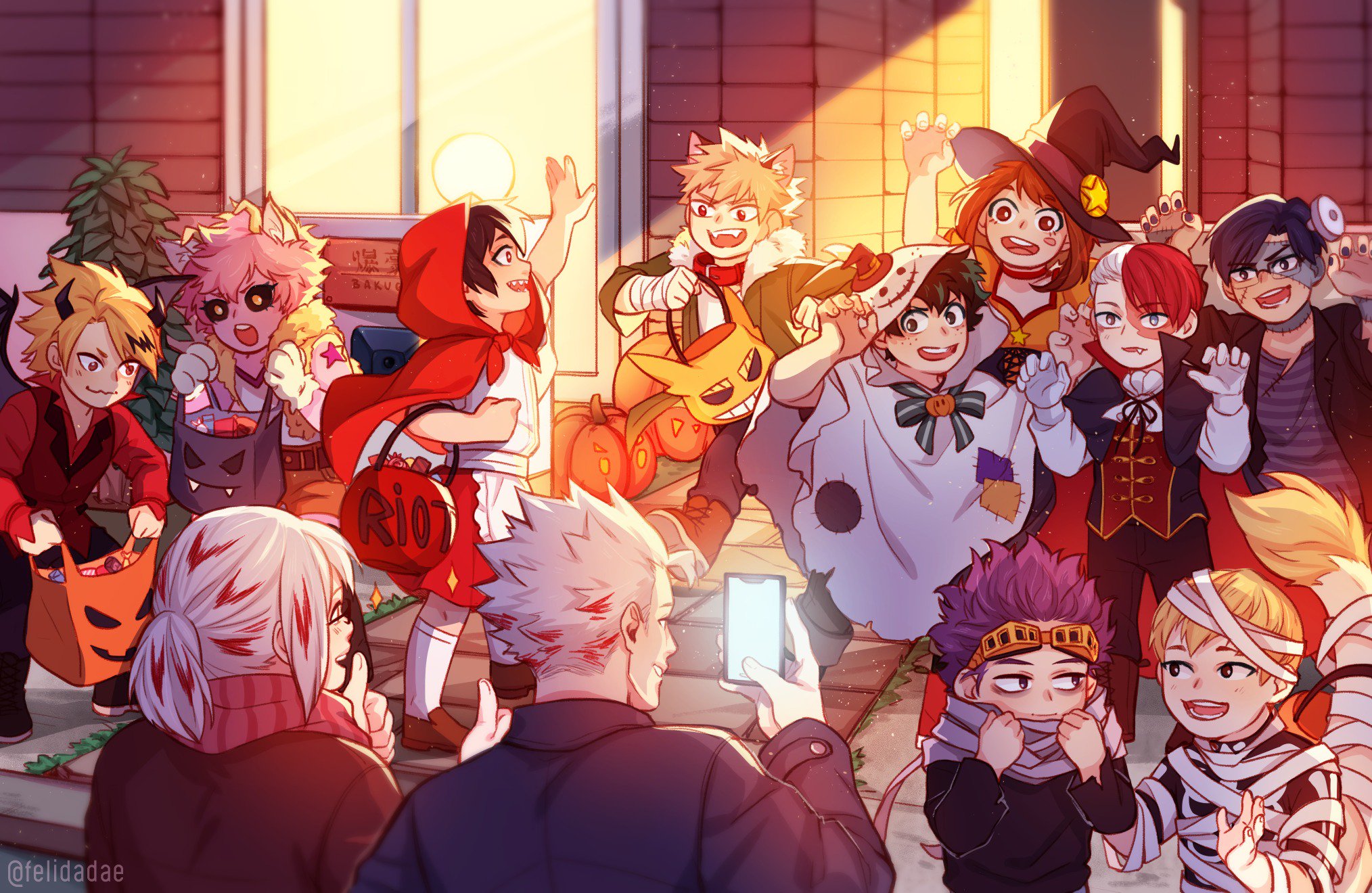 My hero academia halloween discount