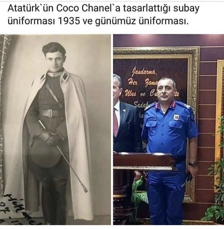 Subay üniformasını tasarlayan kişi ile su tesisatçısı üniformasını tasarlayan kişi aynı galiba.