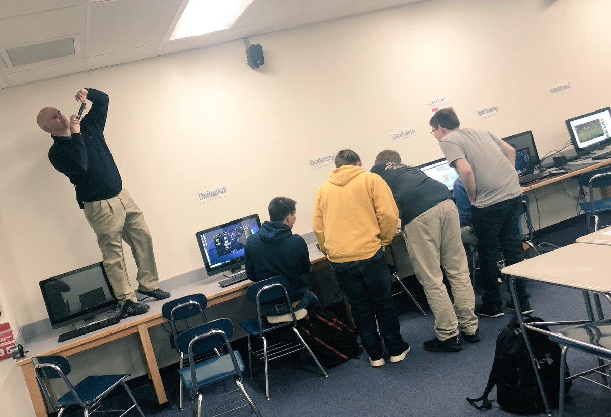 .<a href="/PrincipalDion/">Eric Dion</a> went the extra mile to get the perfect photo for #esports today! [check out his latest photo] <a href="/delane/">Delane Parnell</a> <a href="/playvs/">PlayVS</a> <a href="/MSAA_33/">MSAA</a> <a href="/EdTech_K12/">EdTech K–12 Magazine</a> <a href="/mass_digi/">MassDigi🚀WPI</a> @beckeresports <a href="/MASchoolsK12/">Massachusetts K-12</a> <a href="/NFHS_Org/">NFHS</a>