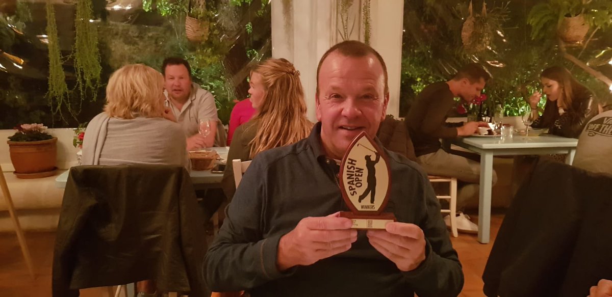 Robert van Rheenen winner of the golf Spanish Open 2018
