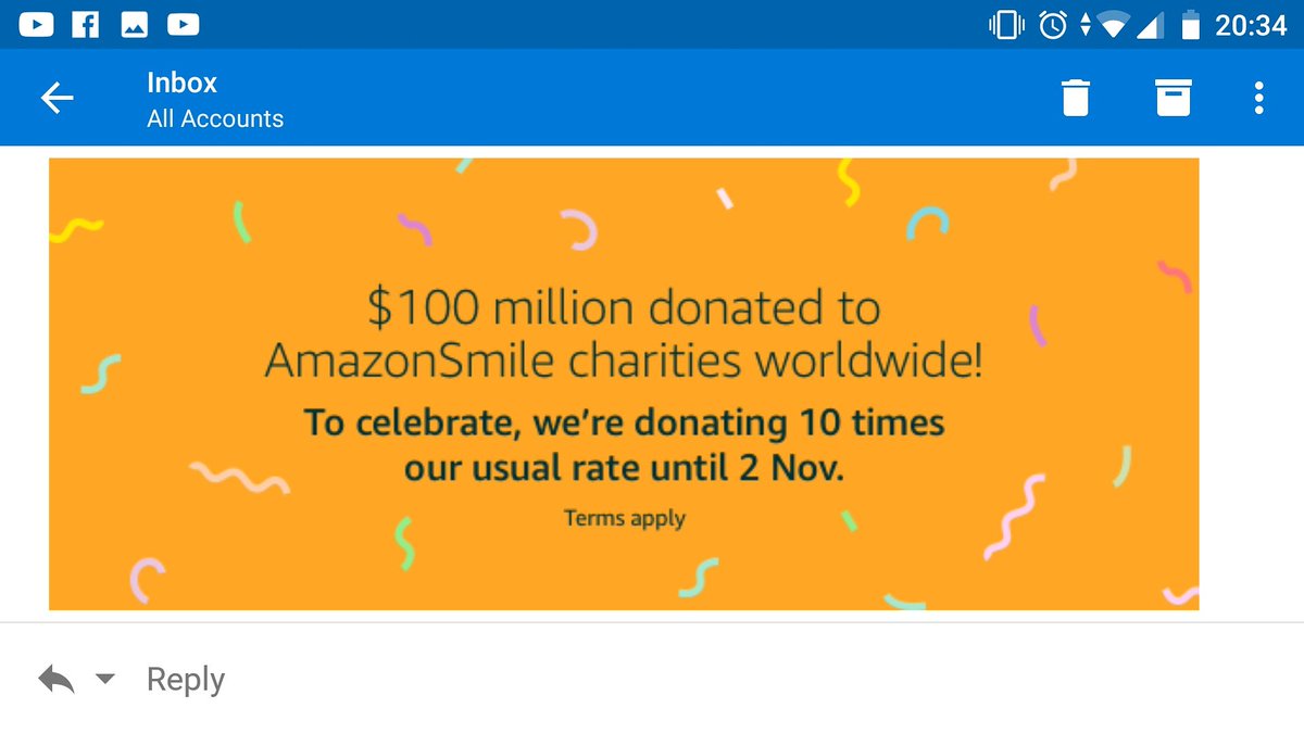 For a short time you can generate 10 times the donations to us when you shop on smile.amazon.co.uk. Until 2 November, AmazonSmile is increasing the donation rate to 5%. Support <a href="/CrossflattsPri/">Crossflatts Primary</a> School P.T.A. by starting your shopping at smile.amazon.co.uk/ch/1162114-0