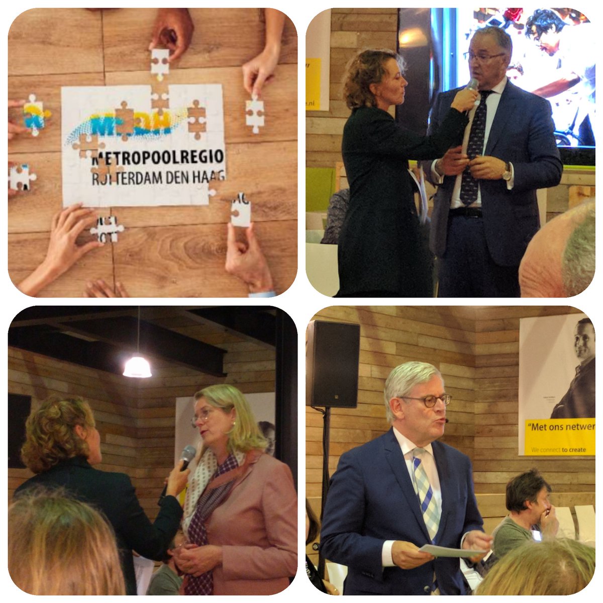 MariaYigit's tweet image. Samen met @VFrinking bij de strategiebijeenkomst @Metropoolregio. Hoe zorgen we er voor dat we een sterke regio blijven en verbeteren op het gebied van Mobiliteit, Economie, Stad &amp;amp; haar Omgeving en Energietransitie. Aftrap bijeenkomst door @AptrootC, @PaulineKrikke &amp;amp; #Aboutaleb