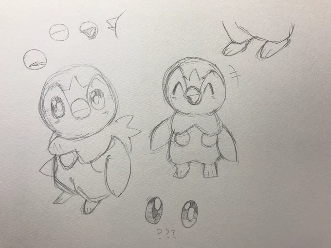 ポッチャマれんしうです 