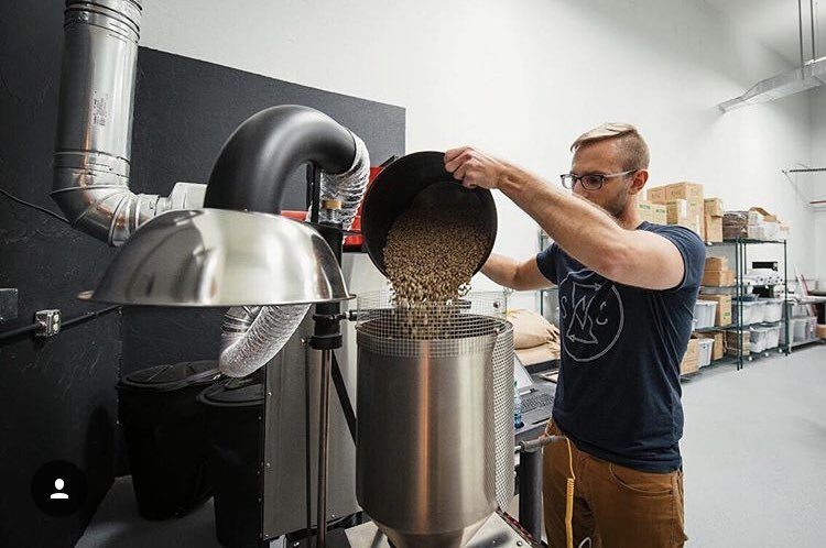 One of the first roasts in our new roasting facility! This is the next step in our mission to create a sustainable business in the JeffVanderLou neighborhood. #successsmellslikecoffee