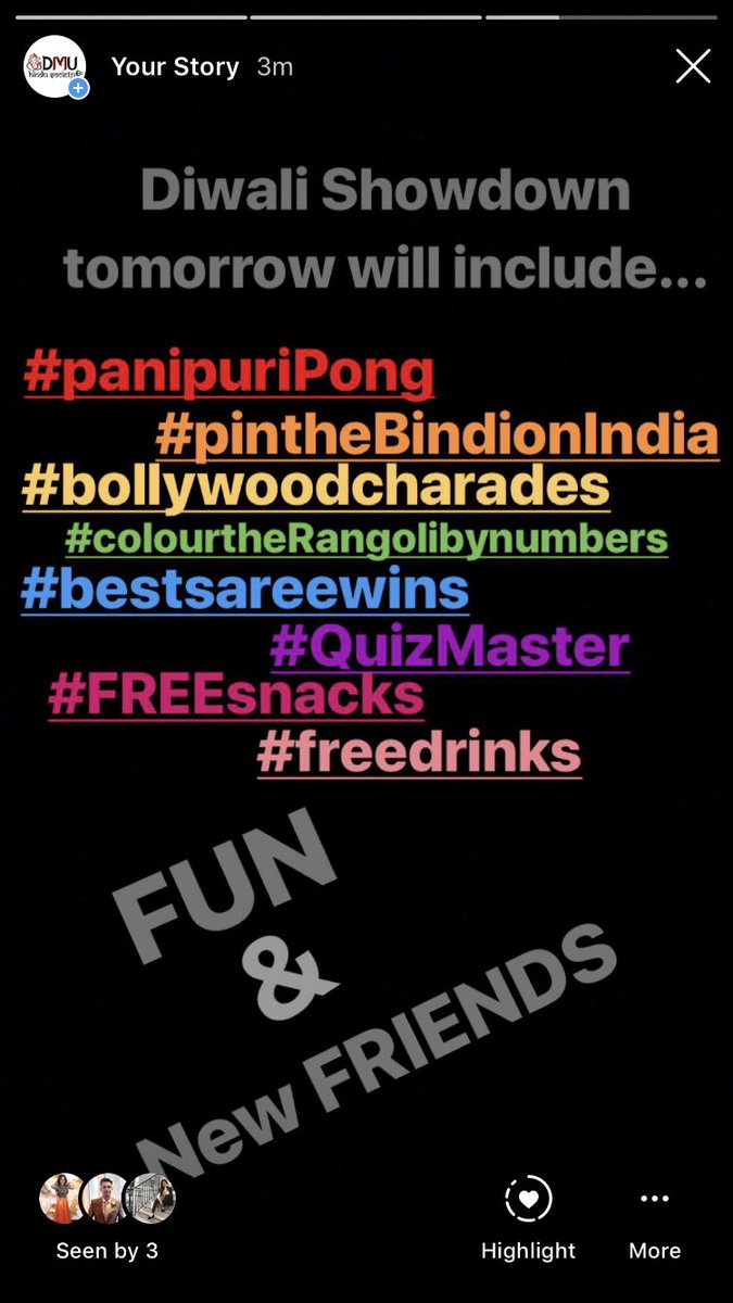 Sign up for the Diwali showdown event TOMORROW.... link: bit.ly/showdownsignup.                          Members: £1 Nonmembers: £1.50, cash at door 🙏🏽