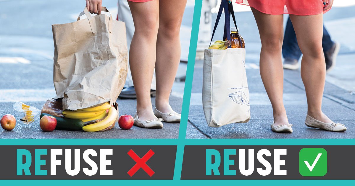 SFEnvironment's tweet image. Hi Gillian, thanks for your feedback. We very much are for recycling &amp;amp; #zerowaste and hope to teach our residents easy tips on how to reduce waste. This image is one of a few in our Refuse + Reuse campaign. Check it out at RefuseReuse.org. #RefuseReuse