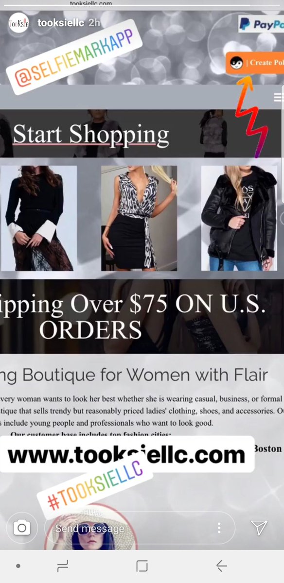 SelfieMarkApp's tweet image. Create a poll retail solutions at @Tooksiellc try it for your website today and increase engagement and sales! #retailanalytics #retailtools #retailplugin