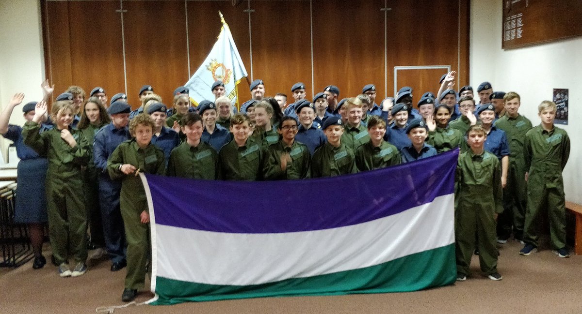 Tonight cadets from <a href="/73_Sqn_ATC/">73 Huntingdon Sqn</a>  celebrated 100 years of suffrage with <a href="/SuffrageFlag/">SuffrageFlagRelay</a>  <a href="/BedsCambsWing/">Beds & Cambs Wing</a> <a href="/ComdtAC/">Commandant RAF Air Cadets</a> <a href="/carolvorders/">Carol Vorderman</a> Fantastic night