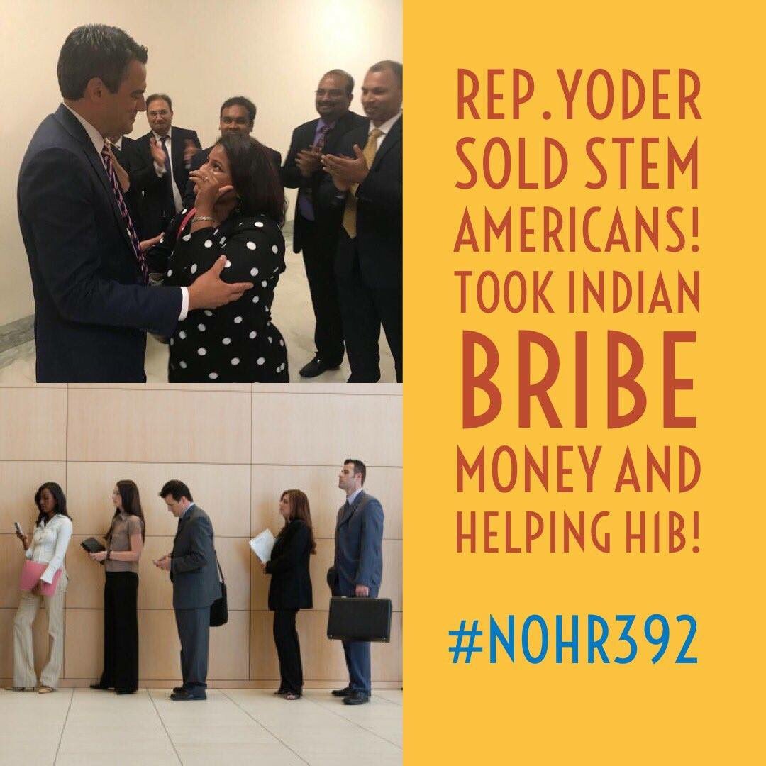 H1bH4VisaEnder's tweet image. #VoteYoderOut No #HR392