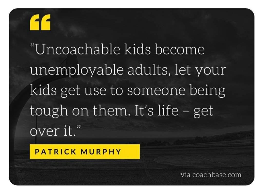 Students and athletes need to be pushed through failure, mediocrity, and 'good enough.' It is uncomfortable, but sometimes tough love is required. #teachergoals