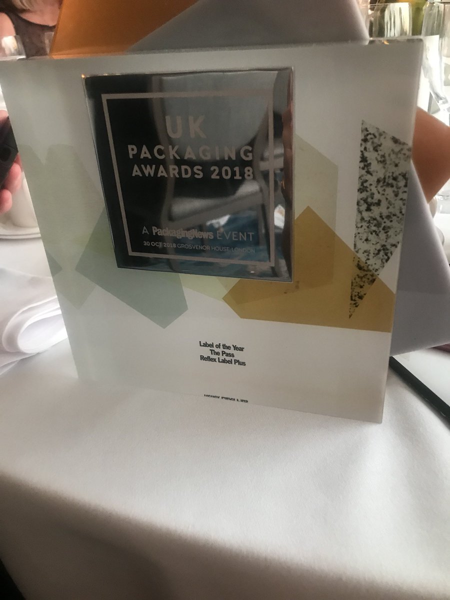 Look what we just won 🏆 #UKPackagingAwards #PACK2019 #LabeloftheYear