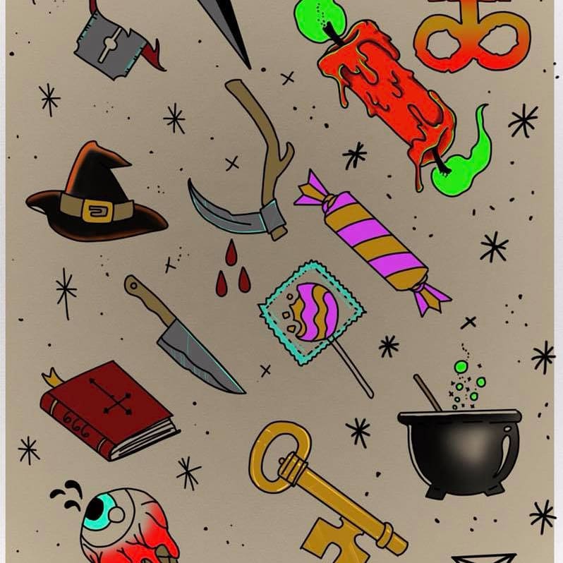 Tomorrow will be the last day for the$31 Halloween special.
First come first serve! 
Come up and get your spooky Halloween tattoo 👻🎃 for any questions feel free to message us or call the shop!
