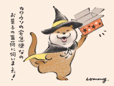✨?HAPPY HALLOWEEN?✨
お菓子の集荷なの〜?
#Halloween   #ハッピーハロウィン #カワウソ 