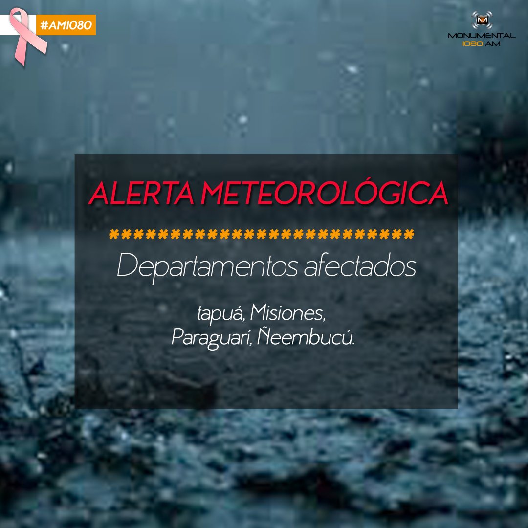 alerta meteorológica