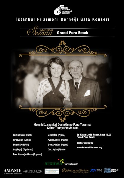 @istanbulfilarmoni 25 Kasım 2018 Pazar günü Grand Pera Emek Sahnesi‘nde saat 19.00’da düzenleyeceği Gala Konseri‘yle İstanbullu müzikseverlere unutamayacakları bir müzik şöleni yaşatmaya hazırlanıyor. istanbulfilarmoni.org/etkinlikler/gu…