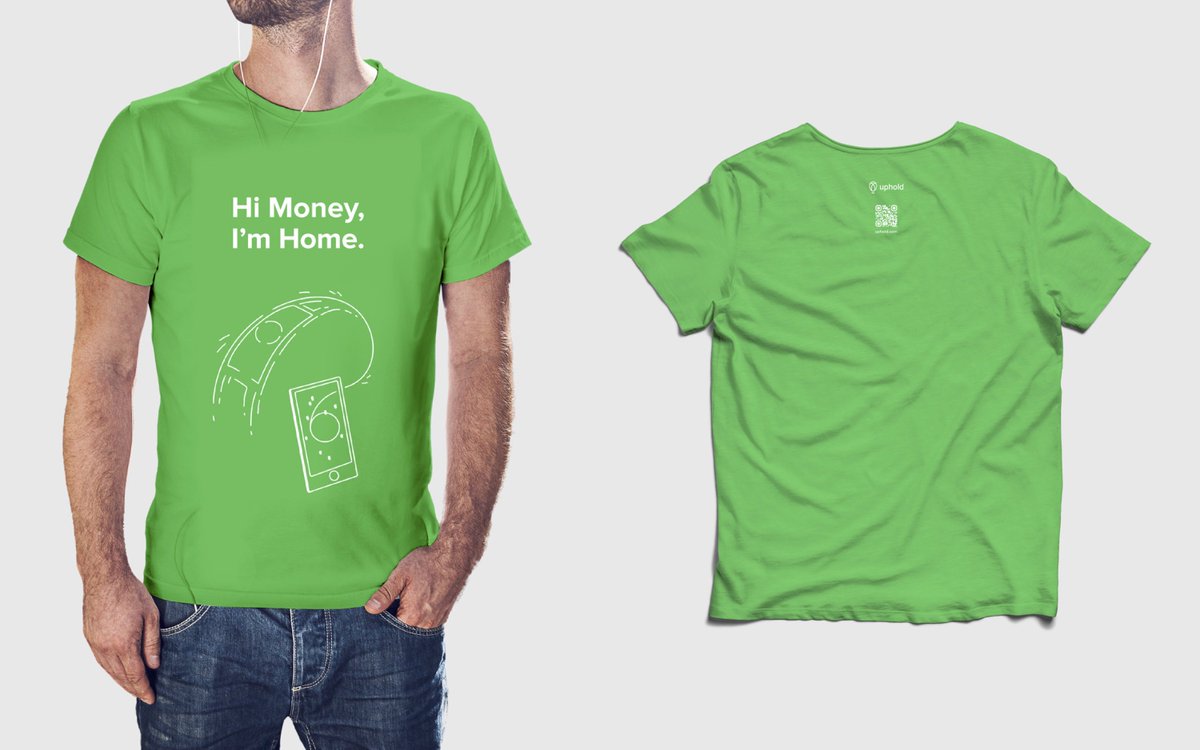 UpholdInc's tweet image. It's #Giveaway time -- who wants some #UpholdSwag? 50 lucky winners will receive a limited edition t-shirt; simply #RT and complete this short survey bit.ly/UpholdTshirt before 11.12.18 11:59 PM UTC.