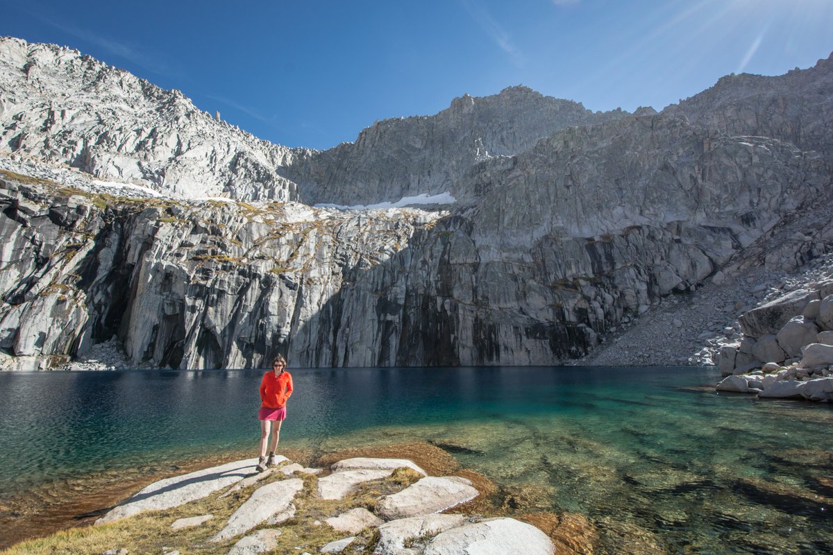 Most dramatic mountain lake ever seen #precipice_lake #sequoiaNP #55kmhike