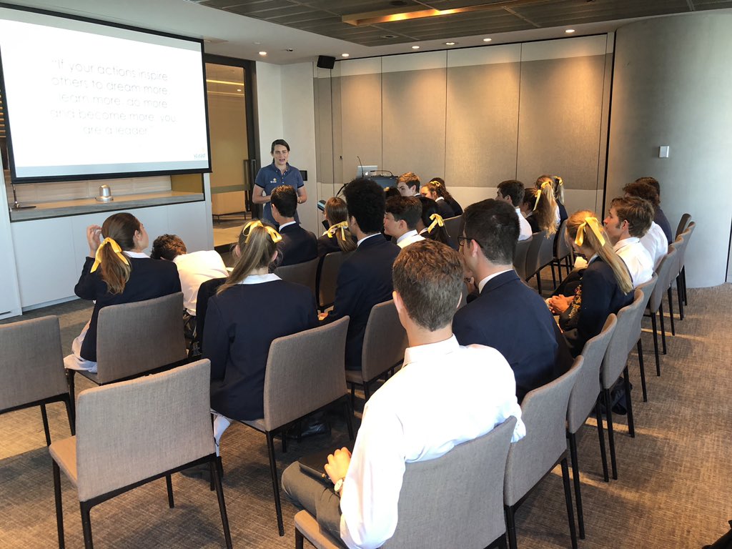 Thank you <a href="/Westpac/">Westpac Bank</a> for hosting our <a href="/Redlands_School/">Redlands</a> Yr12 Leadership Training Day and to Bel Yorston from <a href="/yLeadAustralia/">yLead</a>, Jeff Hurdis from <a href="/Westpac/">Westpac Bank</a> and Sarah Butler from <a href="/PwC/">PwC</a> for their facilitation and inspiration on the day.