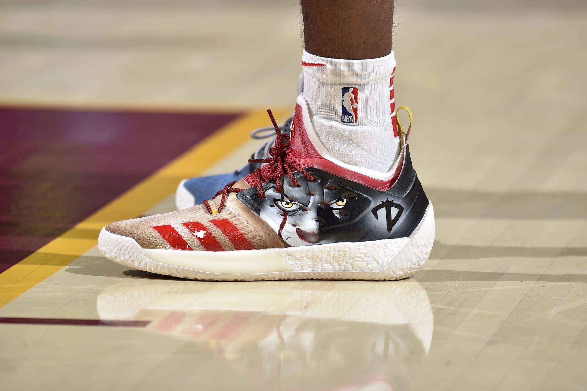 Customize james shop harden shoes