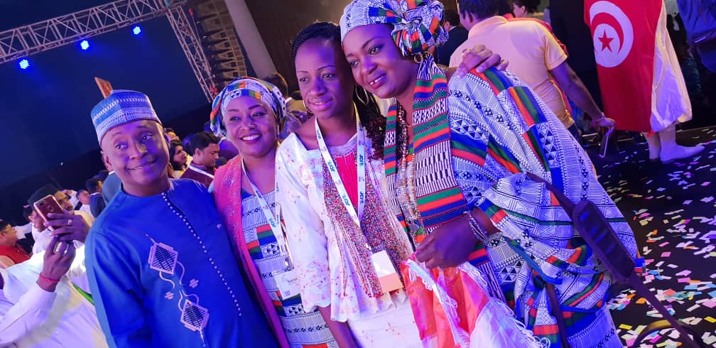 GouloJunior94's tweet image. La Présidente Nationale JCI Niger Nafissa yacouba, le vice président internationalisme mondial Ousmane Mahamadou + des membres JCI Niger étaient présent ce matin à Goa, en inde, pour le congrès mondial #JCIWC. C&apos;est l&apos;instace qui renouvèle le nouveau bureau mondial entrant.