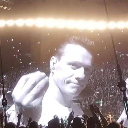 Happy Birthday, Larry Mullen Jr! You seldom smile but when you do you shine! Cheers 