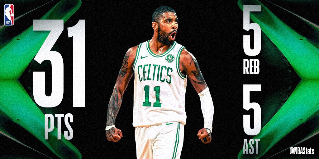 on Twitter "Kyrie Irving scores 31 PTS (4/7 3FG) as the