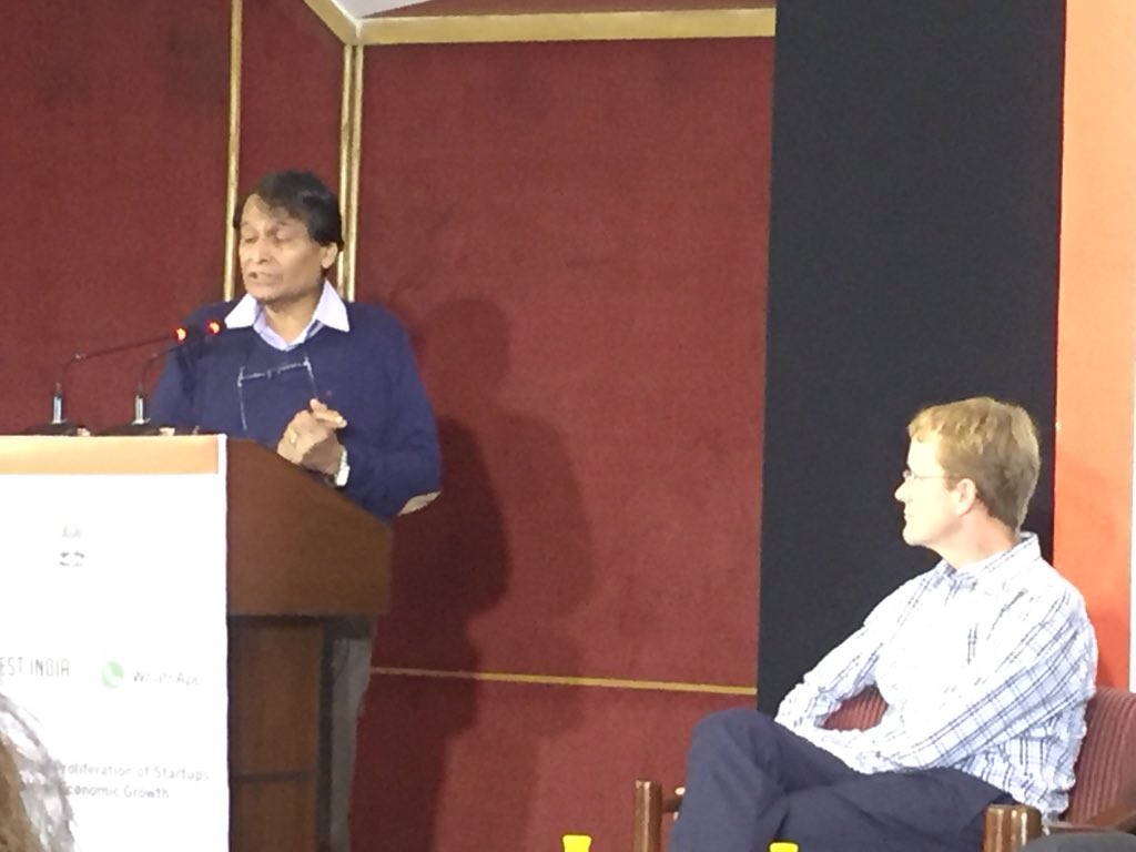 U_pasana's tweet image. Idea to #BizProp via #TechForScale is the #WhatsApp story says @sureshpprabhu at @investindia event