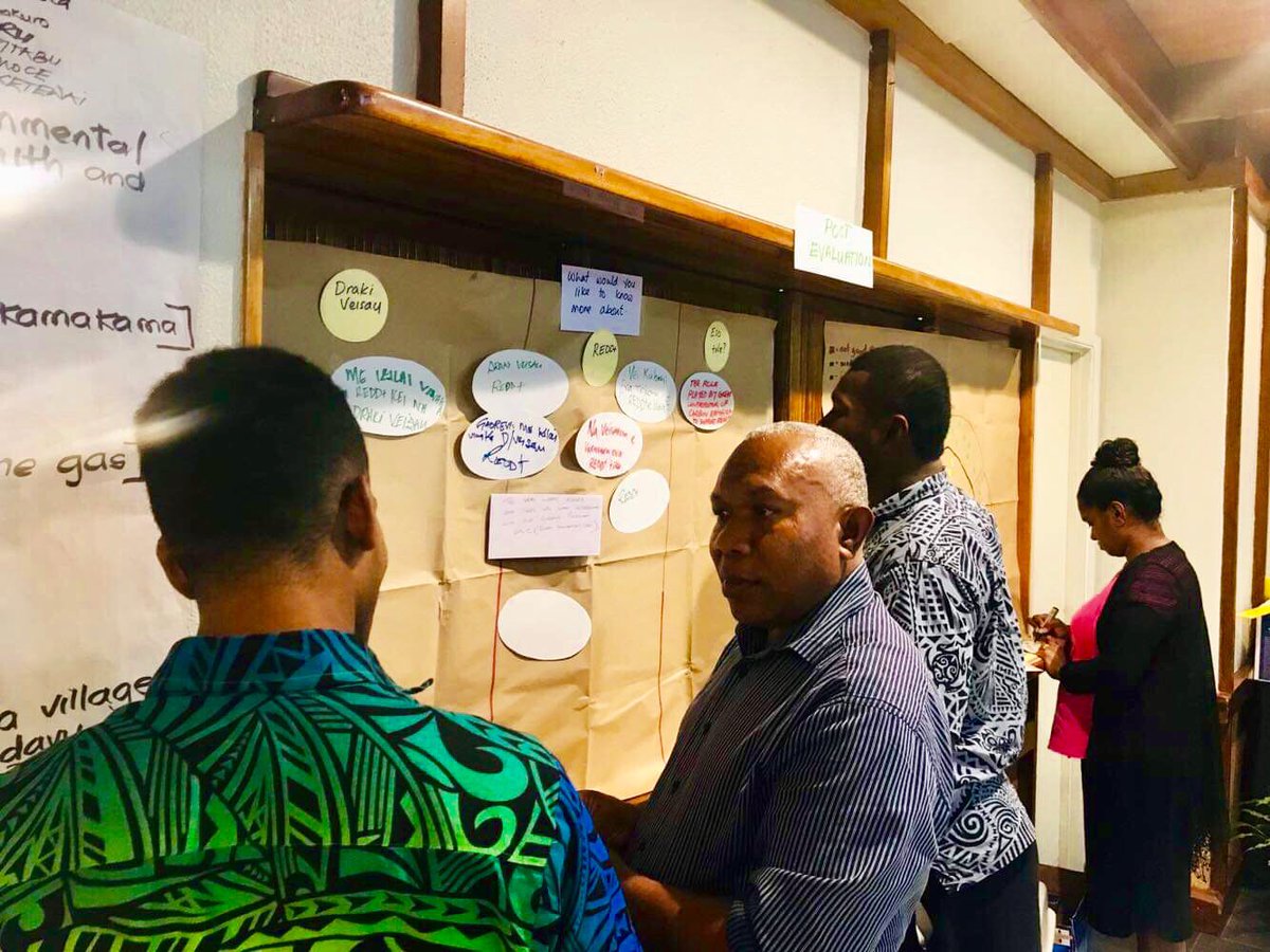 #capacitybuilding is what we do to #empower our #beneficiaries and #partners. In #partnership here we are in Nadi, #Fiji through the Reducing Emissions from Deforestation and Degradation #REDD+ project training the trainers.