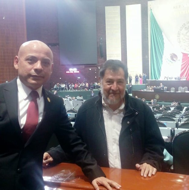 Alecazarez10's tweet photo. Dos guerreros incansables luchando por la cuarta transformación desde la Cámara de Diputados del Congreso de la Unión. @CapJoseMendoza y @fernandeznorona https://t.co/n42ce9XOKe