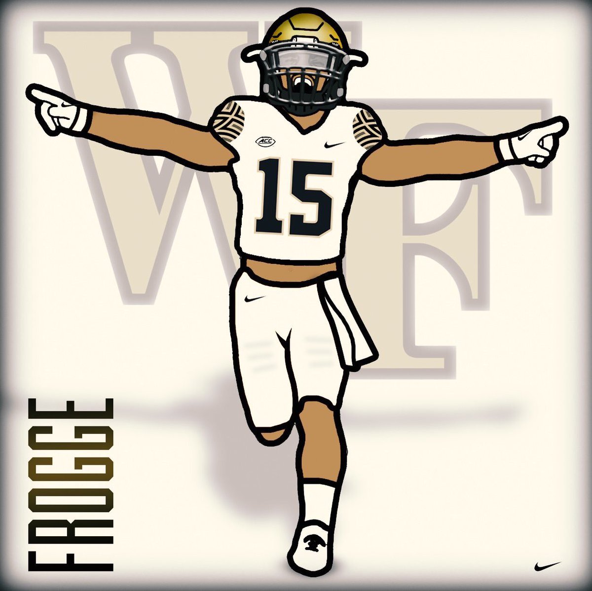 FroggeMichael's tweet photo. Thanks @WF_FBRecruiting for showing me some love🎩🏈 #GoDeacs https://t.co/uUfNyGFTEH